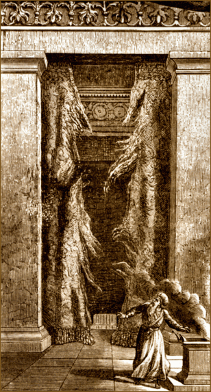 good friday the curtain